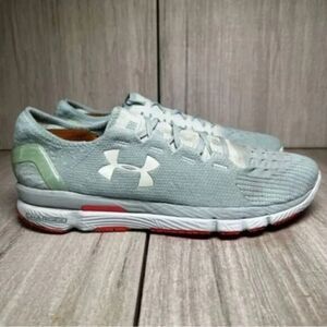 Under Armour Speedform Slingshot Aqua Blue Running Walking Shoes Womens Size 11